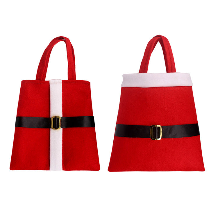 Wholesale Christmas Tree Non Woven Fabric Candy Santa Claus Gift Bag